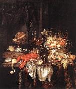 BEYEREN, Abraham van Banquet Still-Life with a Mouse fdg oil painting picture wholesale